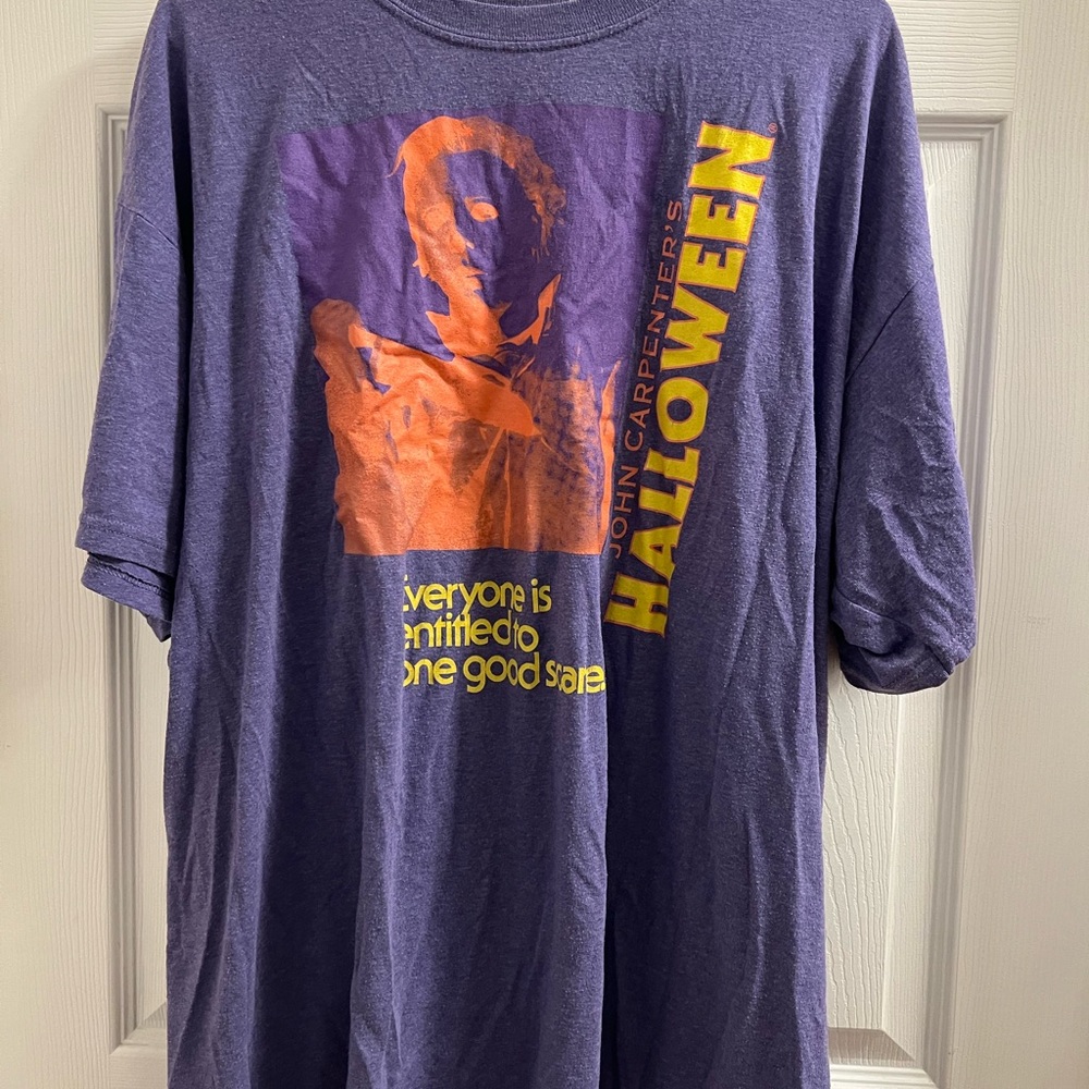 Purple Halloween Graphic T-Shirt